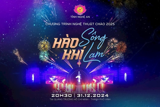 Trực tiếp: Chương trình nghệ thuật 'Hào khí Sông Lam' chào năm mới 2025