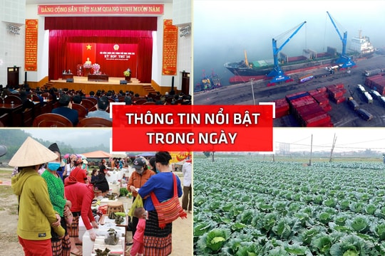 Nghệ An: Thông tin nổi bật ngày 1/1/2025