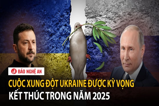 Cuộc xung đột Ukraine được kỳ vọng kết thúc trong năm 2025