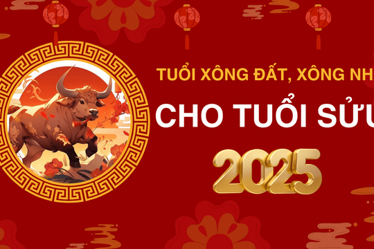 Những tuổi xông đất, xông nhà năm 2025 cho tuổi Sửu giúp may mắn cả năm