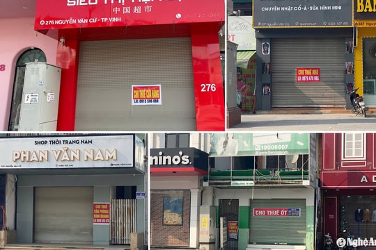 Nhiều hộ kinh doanh tại TP. Vinh trả mặt bằng dịp giáp Tết