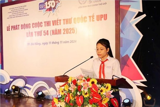 Bài mẫu viết thư UPU lần thứ 54 năm 2025 ngắn gọn, hay nhất