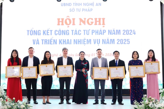 Ngành Tư pháp Nghệ An triển khai nhiệm vụ năm 2025