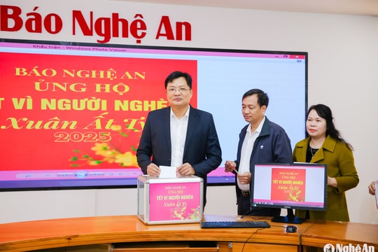 Báo Nghệ An phát động ủng hộ 'Tết vì người nghèo - Ất Tỵ 2025'