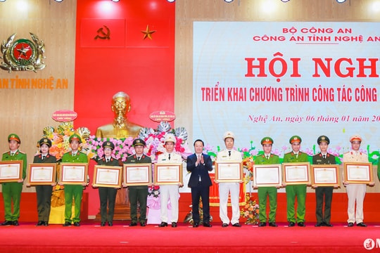 Công an Nghệ An triển khai công tác năm 2025