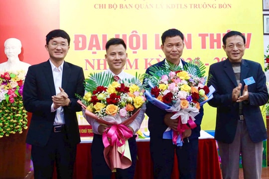 Đại hội chi bộ điểm Ban Quản lý Khu Di tích lịch sử Truông Bồn nhiệm kỳ 2025 - 2027