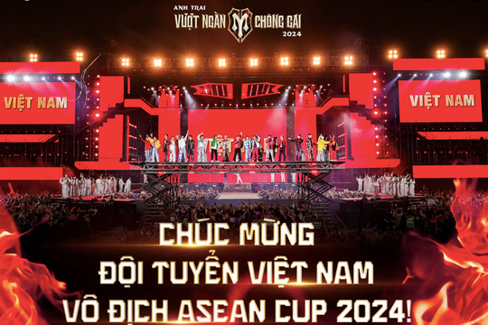 Đội tuyển Việt Nam được miễn phí vé concert 'Anh trai vượt ngàn chông gai'