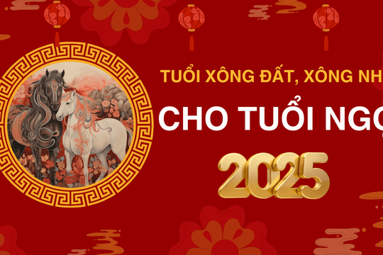 Những tuổi xông đất, xông nhà năm 2025 cho tuổi Ngọ giúp may mắn cả năm