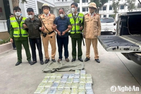 Bắt giữ lô ma tuý "khủng" tại thành phố Vinh