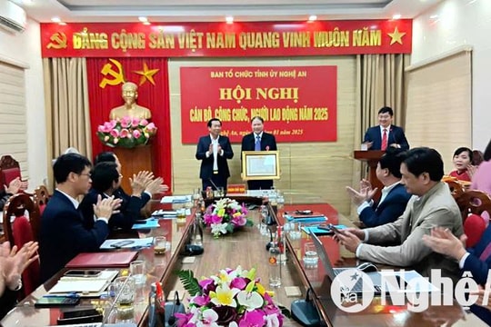Ban Tổ chức Tỉnh ủy Nghệ An tổ chức Hội nghị cán bộ, công chức, người lao động năm 2025