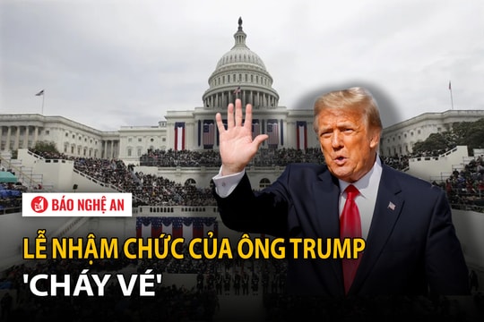 Lễ nhậm chức của ông Trump 'cháy vé'