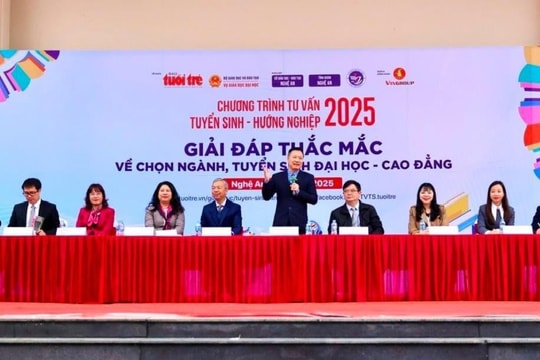 Hàng nghìn học sinh Nghệ An tham gia Chương trình Tư vấn tuyển sinh - hướng nghiệp 2025