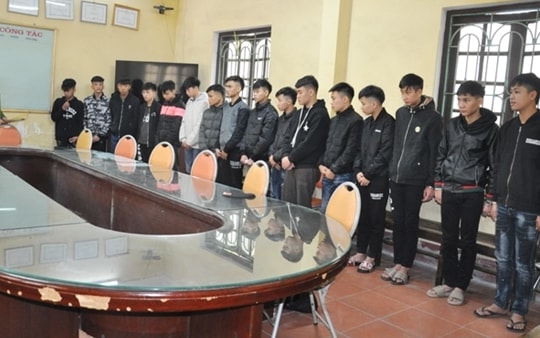 Khởi tố gần 20 đối tượng về tội gây rối trật tự công cộng