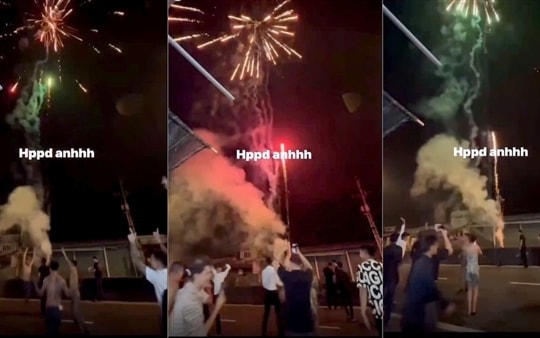 Tạm giữ hình sự 6 đối tượng liên quan đến vụ đốt pháo trên Quốc lộ 1A