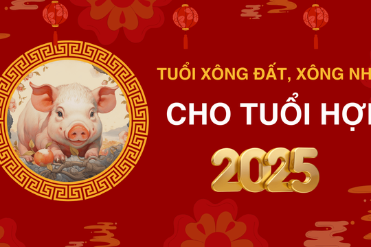 Những tuổi xông đất, xông nhà năm 2025 cho tuổi Hợi giúp may mắn cả năm