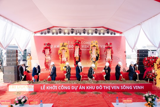 Chính thức khởi công Khu đô thị ven sông Vinh – khu đô thị đáng sống tại trung tâm Thành phố Vinh