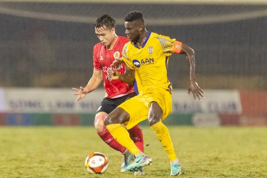 Những con số thống kê trận đấu Công an Hà Nội và Sông Lam Nghệ An