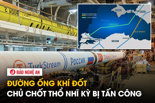 Đường ống khí đốt chủ chốt Thổ Nhĩ Kỳ bị tấn công