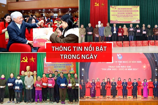 Nghệ An: Thông tin nổi bật ngày 18/1