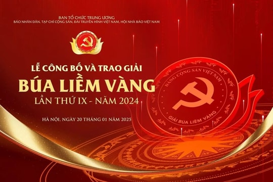 Trực tiếp: Lễ trao Giải Báo chí toàn quốc về xây dựng Đảng - Giải 'Búa liềm vàng' lần thứ 9 - năm 2024