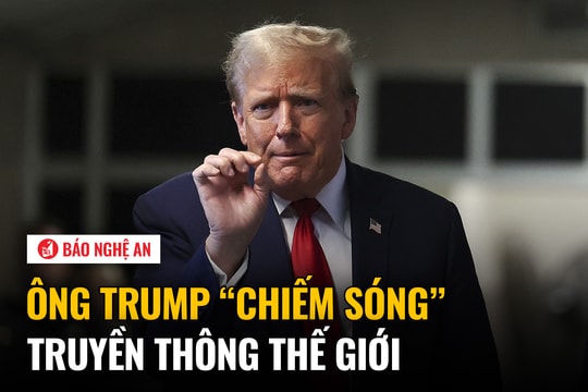 Ông Trump ‘chiếm sóng’ truyền thông thế giới