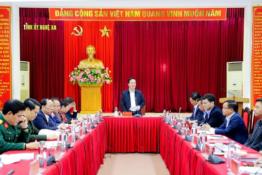 Nghệ An thông qua dự thảo phương án sắp xếp tổ chức bộ máy khối Đảng và chính quyền