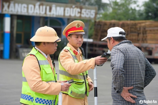 Nghệ An: Trên 200 trường hợp bị trừ điểm GPLX trong 9 ngày nghỉ Tết
