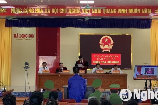 Xét xử lưu động trực tuyến - bước đổi mới trong tuyên truyền pháp luật tại Nghệ An