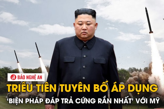 Triều Tiên tuyên bố áp dụng ‘biện pháp đáp trả cứng rắn nhất’ với Mỹ