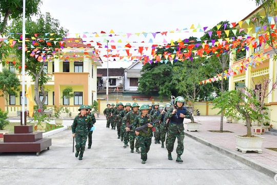 Bộ Chỉ huy Quân sự tỉnh Nghệ An kiểm tra công tác trực sẵn sàng chiến đấu dịp Tết Nguyên đán