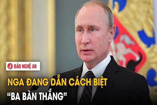 Nga đang dẫn cách biệt “ba bàn thắng”