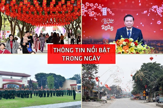 Nghệ An: Thông tin nổi bật ngày 29/1