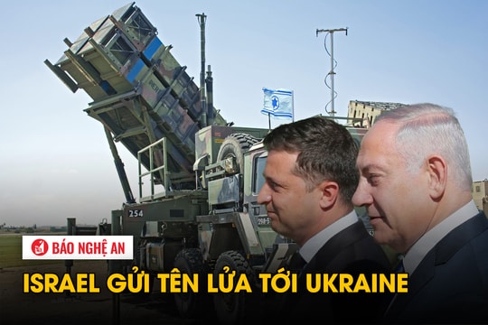 Israel gửi tên lửa tới Ukraine