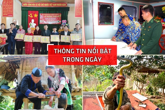 Nghệ An: Thông tin nổi bật ngày 31/1