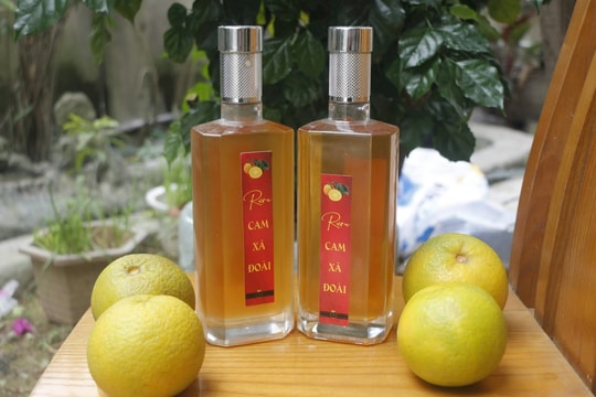 Độc đáo sản phẩm phục vụ vui Xuân đón Tết từ cam Xã Đoài