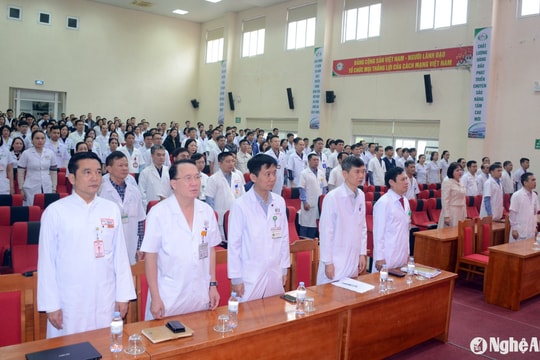 Bệnh viện Hữu nghị Đa khoa Nghệ An tổ chức kỷ niệm 95 năm ngày thành lập Đảng