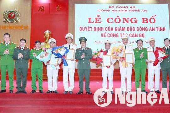 Nhiều lãnh đạo cấp phòng, công an huyện ở Nghệ An xin nghỉ hưu trước tuổi