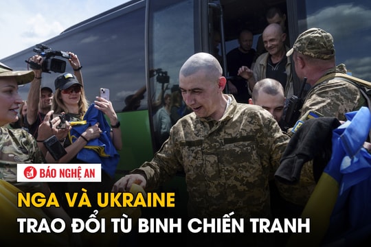 Nga và Ukraine trao đổi tù binh chiến tranh