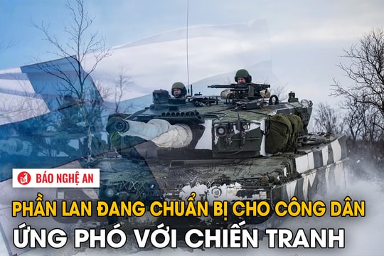 Phần Lan đang chuẩn bị cho công dân ứng phó với chiến tranh
