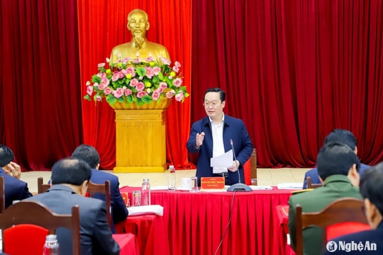 Ban Chấp hành Đảng bộ tỉnh Nghệ An thông qua các phương án, đề án sắp xếp tổ chức bộ máy