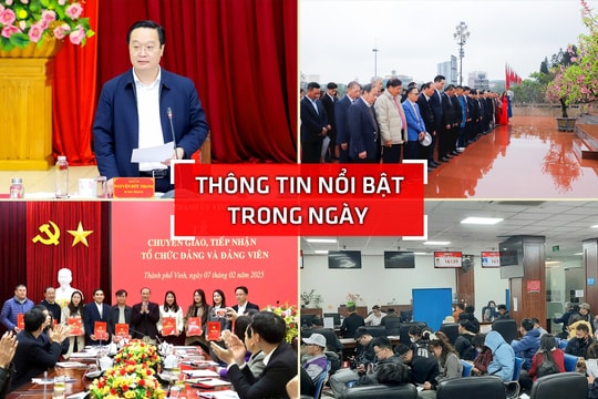 Nghệ An: Thông tin nổi bật ngày 7/2