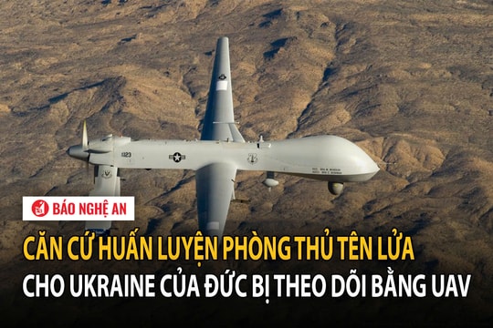 Căn cứ huấn luyện phòng thủ tên lửa cho Ukraine của Đức bị theo dõi bằng UAV
