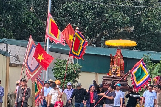 Độc đáo Lễ rước linh ngày Rằm tháng Giêng ở Đô Lương