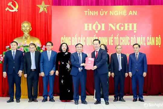 Đồng chí Ngọc Kim Nam giữ chức Trưởng ban Tuyên giáo và Dân vận Tỉnh ủy Nghệ An