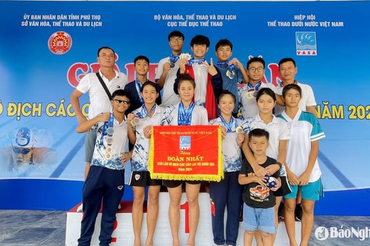 Nghệ An chi hơn 2,7 tỷ đồng khen thưởng vận động viên, huấn luyện viên đạt thành tích cao