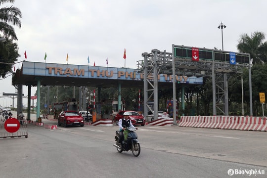 Không miễn phí qua Trạm thu phí Bến Thủy 1 với các chủ xe ở các phường, xã mới sáp nhập vào TP.Vinh