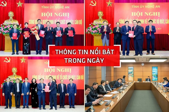 Nghệ An: Thông tin nổi bật ngày 13/2