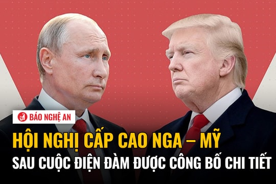 Hội nghị cấp cao Nga – Mỹ sau cuộc điện đàm được công bố chi tiết