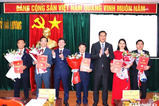 Đồng chí Nguyễn Minh Hạnh giữ chức Trưởng ban Tuyên giáo và Dân vận Huyện uỷ Đô Lương