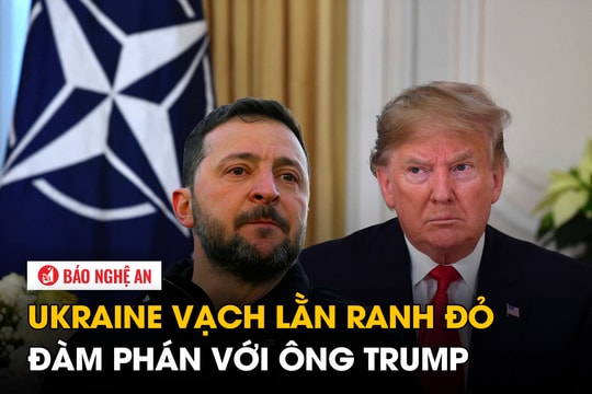 Ukraine vạch lằn ranh đỏ đàm phán với ông Trump